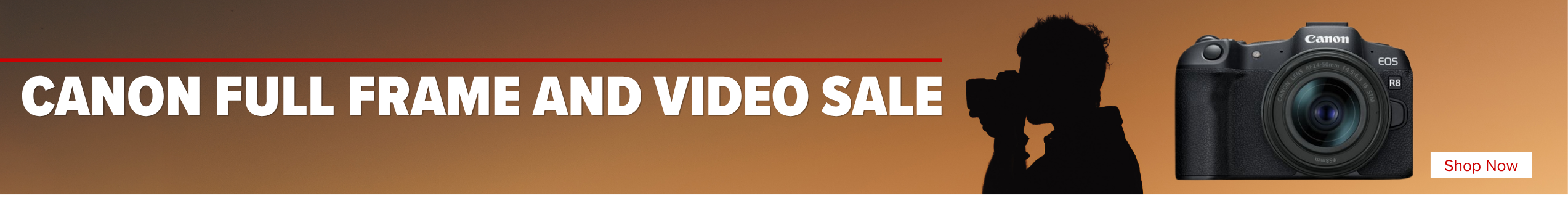 Canon Full Frame and Video Frenzy Sale August - September